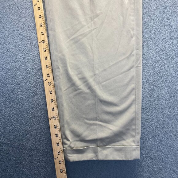 Brooks Brothers Elliot , Dress Pants Mens Size 40X32 Beige,Pleated,Cotton - Picture 6 of 9